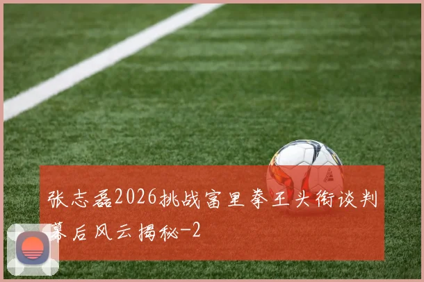 张志磊2026挑战富里拳王头衔谈判幕后风云揭秘